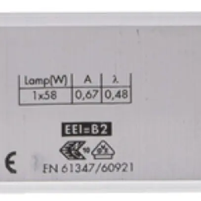 Ballast électromagnétique MH 1×58W, T8, T12, T-U 
