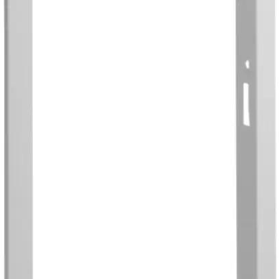 Cadre sans porte Hager volta 4-rangées 348×755×9mm IP30 blanc pur 