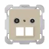 Prise multimédia ENC kallysto R/TV montage B 23dB 2GHz beige 