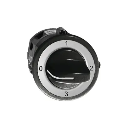 Interrupteur rotatif ENC FH 5/2P noir avec manette 