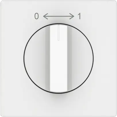 Contact pivotant EDIZIO.liv SNAPFIX® 0<->1/1P avec manette rotative bc 