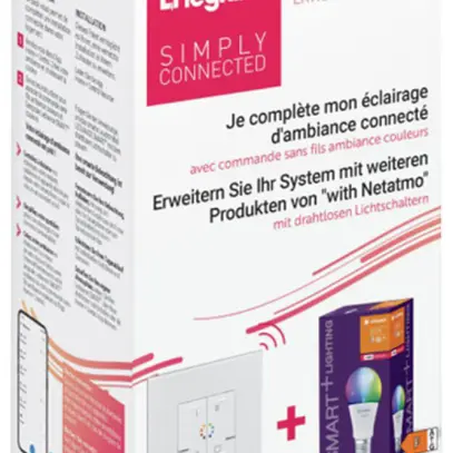 Kit di estensione Legrand Arteor with Netatmo 1×Multicolor 1×3L×2.5mm² 1×LED E27 