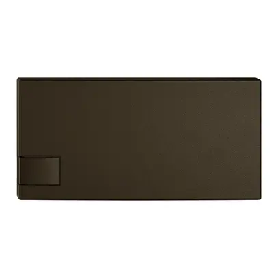 Poussoir 1/2 EDIZIO.liv SNAPFIX® p.KNX&UNI s.LED comm.à 1 touche br 