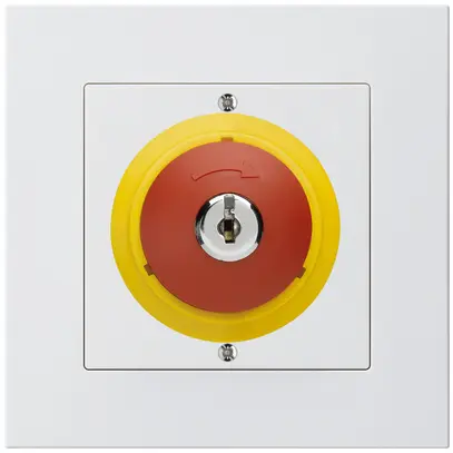 Contact pivotant à clé ENC kallysto.pro ARRÊT D'URGENCE blanc 