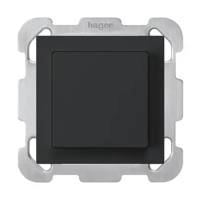 UP-Taster kallysto ARK 2L schwarz mit Befestigungsplatte 