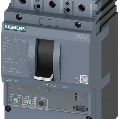Interruttore di potenza Siemens SENTRON 3VA2 3L 10…25A Ii=1.5…12× M-55kA mt 