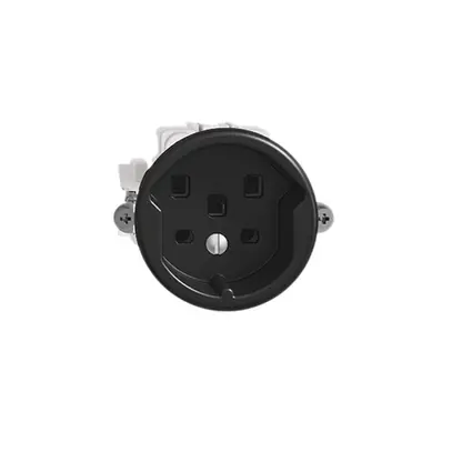 Presa INC FH T25 16A nero morsetti a vite 