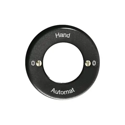 Kit front. 0-Hand-0-Automat noir pour interrupteur rotatif à clé 