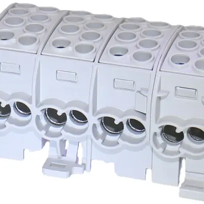 Bloc répartiteur type C 8×35/8×25mm² 125A CU gris 