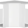 Angle intérieur tehalit LF/LFH 30045, blanc trafic 