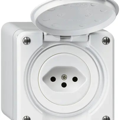Prise AP robusto type 13 blanc 