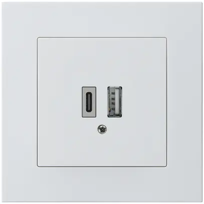 Presa di carica USB INC kallysto.pro 18W PD 1×tipo A 1×tipo C bianco 