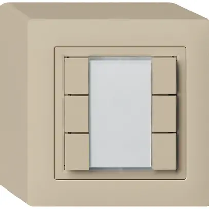 Poussoir universel AP 6×kallysto avec LED beige 