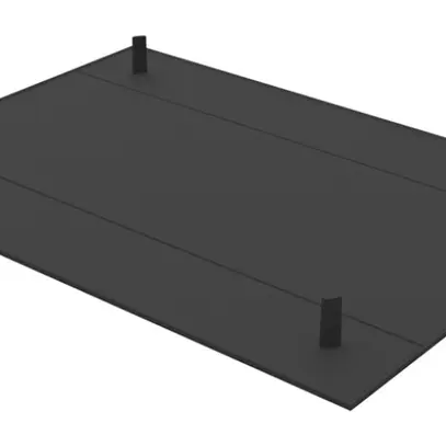 Plaque de recouvrement pour Multibox 306×226mm noir 