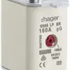 Fusibile HPC Hager DIN1c 400VAC 125A gG/gL segnalatore doppio antiruggine 