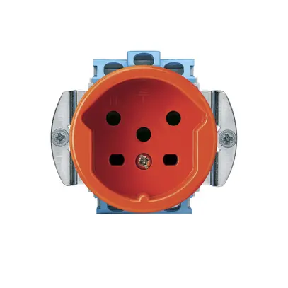 Prise HA basico type 15 avec bornes enfichables orange 