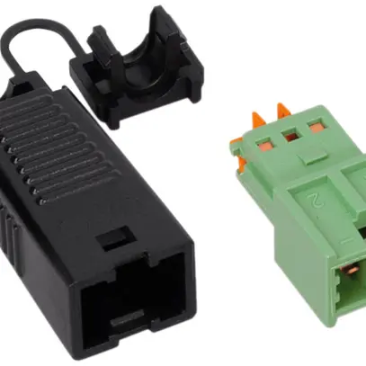 Spina WINSTA MINI 2L a.serra-cavo per scatola, nero 