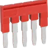 Steckbrücke 5mm 5L rot CLIPLINE 
