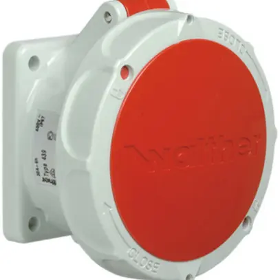 Presa INS tipo CEE 5L 16A 6h diritto bloccabile 