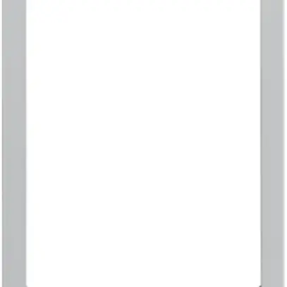 Cornice design video Hager elcom.touch rotondo grigio chiaro 