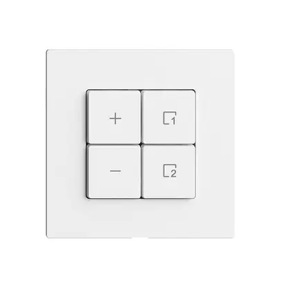 Comando per dimmer 1c scena/4t Edue Wiser bianco 