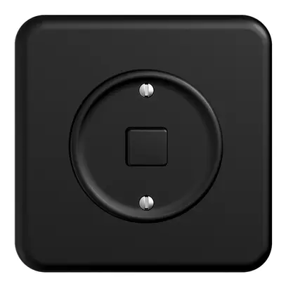 Kit de recouvrement ENC STANDARDdue pour poussoir 1×, Ø50mm, noir 