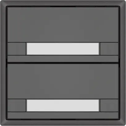 Poussoir universel EDIZIO.liv UNI SNAPFIX® 12…48V s.LED 2× étiqu.grf 