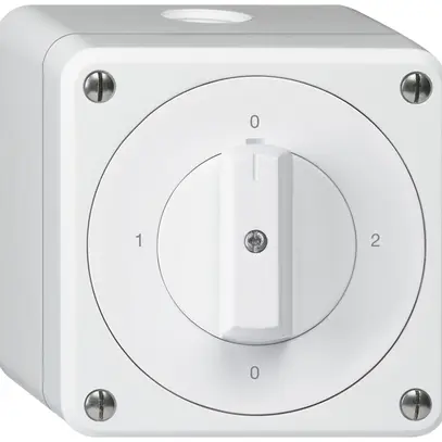 Interrupteur rotatif AP robusto IP55 schéma 2/1P blanc 