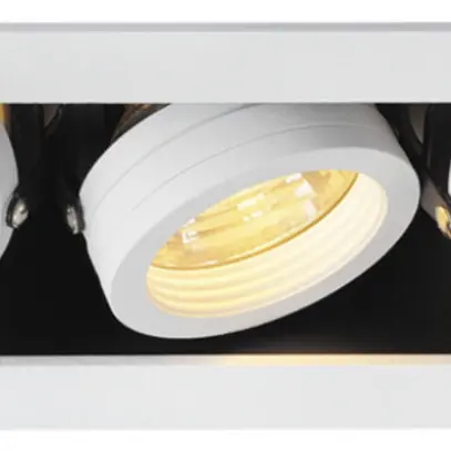 EB-Downlight SLV KADUX, 3×GU10 50W IP20 mattweiss 
