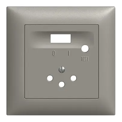 Kit frontale EDIZIOdue grigio scuro 88×88mm T12 FI 