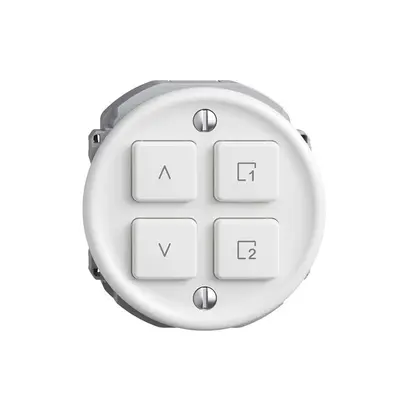 Comando per interruttore tapparelle 1c scena/4t Sdue Wiser bianco 