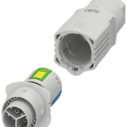 Connecteur enfichable PX IPD P 3P2,5 M GY 2+PE 20A/500V Ø6…9/8…13mm gris clair 