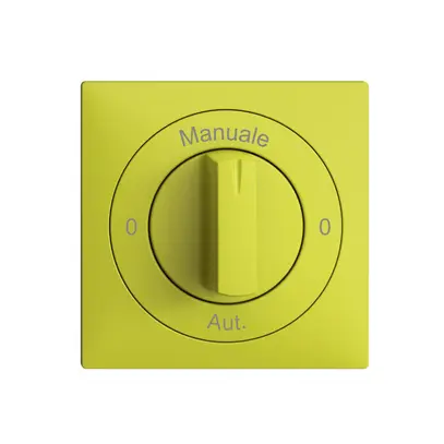 Kit front.0-Manuale-0-Aut.EDIZIOdue lemon 60×60mm pour interr.rot 