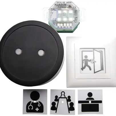 Kit de signal d'entrée 1 ALADIN a.émetteur de table+signal d'entrée ENC/EnOcean 
