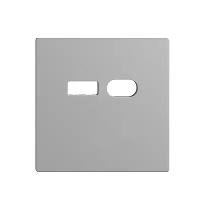 Kit di montaggio Feller EDIZIOdue per presa USB 18W tipo A + tipo C silver 