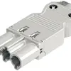 Connettore ad innesto OptiLine 50 GST18 3P spina bianco 