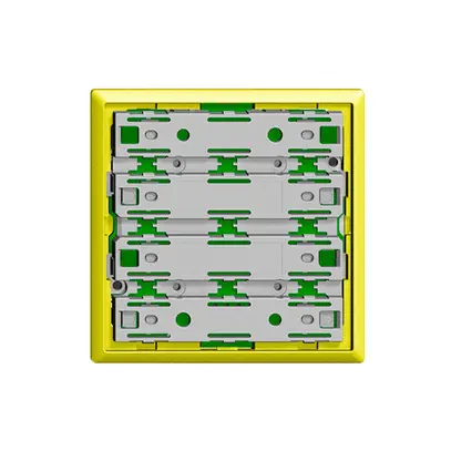 Plaque frontale universelle pour 4×1t EDIZIOdue lemon, sans LED 