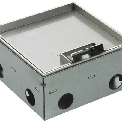 Boîte de sol Woertz WAK Cr 150×150×75mm hauteur de sol 75…100mm avec bord 