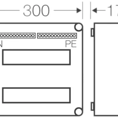 Scatola per apparecchio Hensel Mi1224 