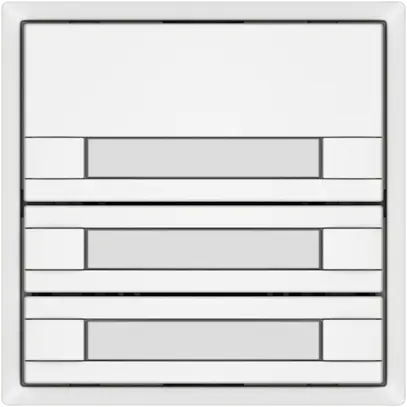 Pulsante KNX RGB EDIZIO.liv SNAPFIX® sensore temp.s.LED targ.6× com.1T bi 