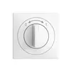 Kit frontale EDIZIOdue 0<->1 bianco 60×60mm per pulsante girevole 