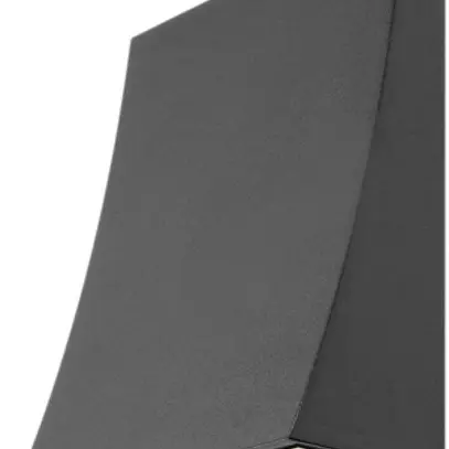 Applique LED DELWA WIDE 10W 910lm 3000K 100° IP44 noir 