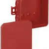 Scatola di derivazione AP Sd 7 SB-L, vuota 75×75×37mm, IP55, rosso 