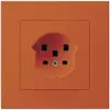 UP-Steckdose Hager KPR, T25, 16A 250V, orange 