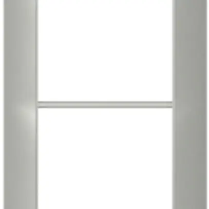 Telaio di copertura SIDUS 4×1 grigio chiaro 