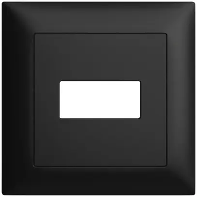 Frontset EDIZIOdue FMI für Bewegungsmelder pirios 180 R eco, schwarz 