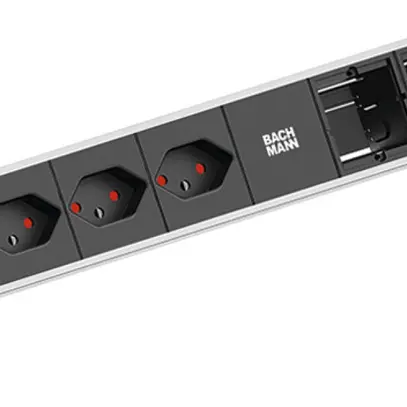 Presa multipla da tavolo BACHMANN DESK 2 3×T13 2×CM 0.2m alluminio nero 