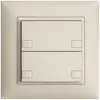 Poussoir ENC KNX 2× EDIZIOdue colore crema RGB sans LED 