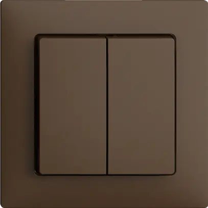 Interrupteur ENC EDIZIOdue 1/3+3/1P coffee 