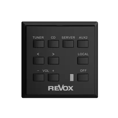 Commande murale ENC Revox noir, EDIZIOdue 